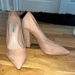 Steve Madden Suede Block Heels